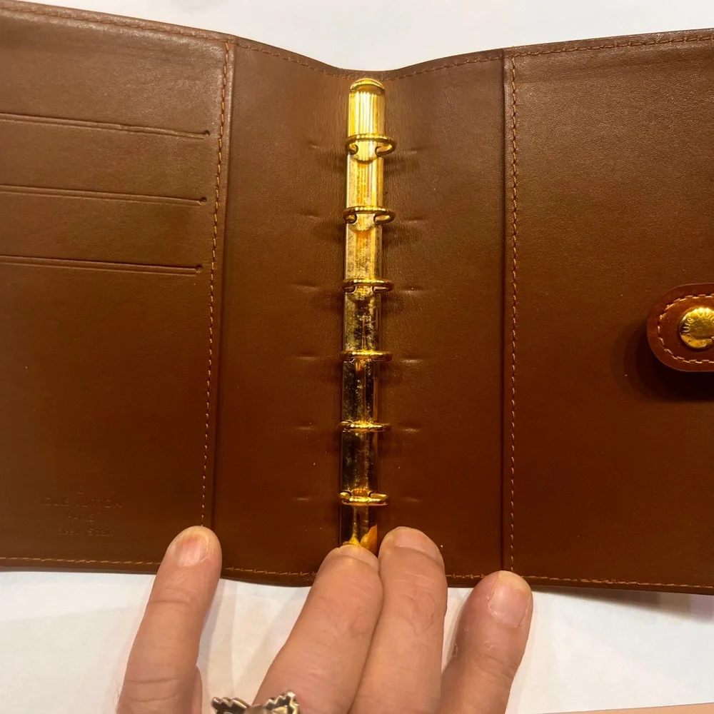 Louis Vuitton Agenda LV Brown Vernise Monogram planner Journal